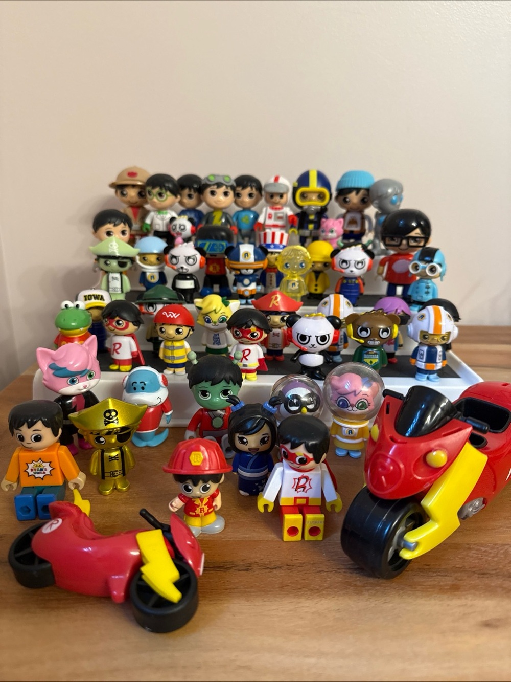 Ryan's World Toy Figures Lot Of 55 Assorted Figures/ Accessories Lot Toys